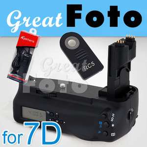 LCD Battery Grip for Canon EOS 7D BG E7+gift Remote B3X  