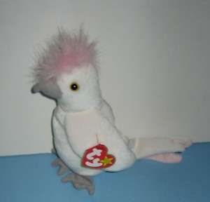 Ty Beanie Babies Baby KUKU The Parrot Plush w/Tag  