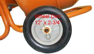 brand new 8 cubic feet wheel barrow mixer drum size 8 cubic feet motor 