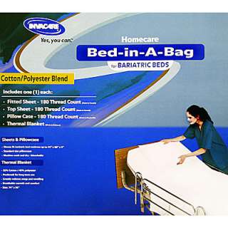 NEW Invacare Bariatric Bed in a Bag Mattress Sheet Set  