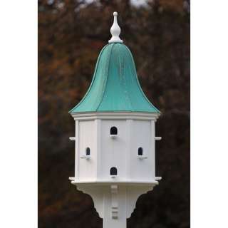 FANCY HOME PRODUCTS BIRD HOUSE PATINA COPPER ROOF 22  