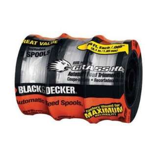 3pack Black & Decker String Trimmer Replacement Spool  