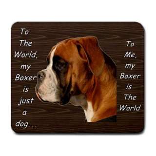 BOXER DOG PUPPY PUPPIES MOUSE MAT PAD MOUSEPAD GIFT NEW  