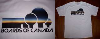 Boards of Canada   White T shirt Original Font  