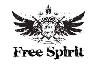 FREE SPIRIT eagle crest Mind/Body New Age T SHIRT NEW  