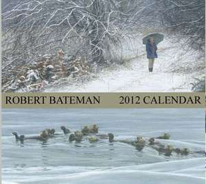 NEW 2012 Robert Bateman Calendar Rare Book Grizzly Lions Wolf Otters 