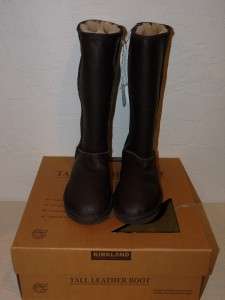   SIGNATURE TALL LEATHER AUSTRALIAN SHEARLING BOOT BROWN Diff Sizes