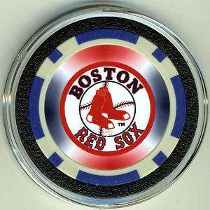 Boston Red Sox Poker Chip Card Guard Cover Protector  