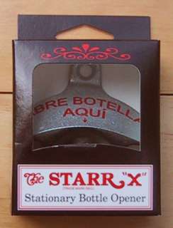 ABRE BOTELLA AQUI Wall Mount STARR X Bottle Opener NEW  
