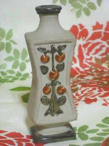 TAKAHASHI vintage TREE bottle SMALL VASE straw flowers vase EXC  