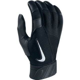 Nike GB0303 Diamond Elite Edge Batting Gloves   Youth   Black/Black