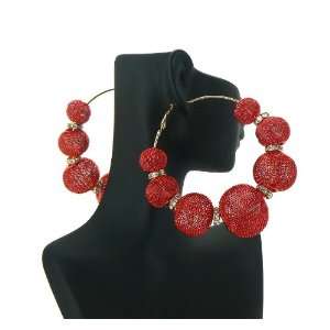  Basketball Wives POParazzi Inspired Earrings Mesh Balls 