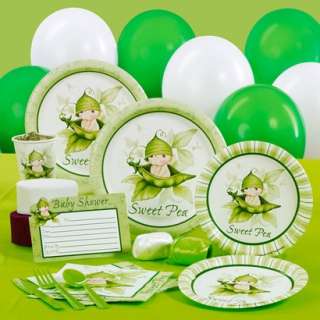 Sweet Pea Baby Shower Party Kit for 16.Opens in a new window
