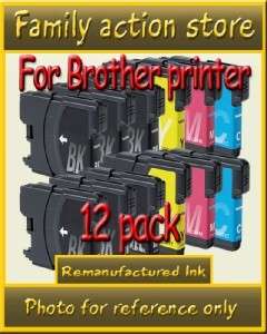 12PK LC 61 LC61 Ink Brother MFC 290C 490CW 5490CN 5890C  