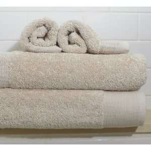   LOOP Organic Sandstone Towel Set (1 bath, hand, wash)