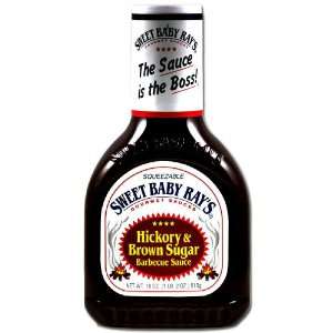 Sweet Baby Rays Hickory & Brown Sugar Barbecue Sauce 18 oz  