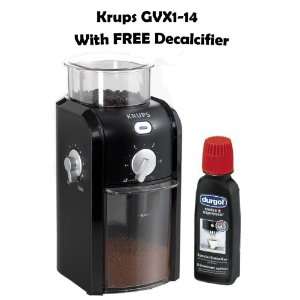  Krups GVX1 14 Burr Grinder With FREE Decalcifier 