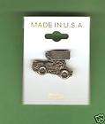 CHILDREN JEWELRY SCHOOL BUS PEWTER PIN CHARM 2 PCS  