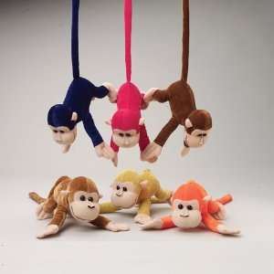  Monkeys With Bendable Tails Toys & Games