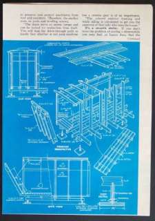   or garden tractor shed the shed is designed so it can be knocked