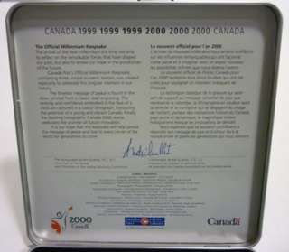 The Official Millennium Keepsake Canada Post  