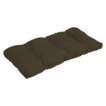 Outdoor Patio Smith & Hawken® Brown Solid Wicker Settee Cushion 