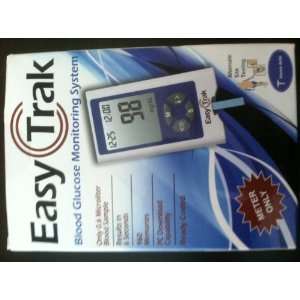  Easy Trak Blood Glucose Testing Meter Health & Personal 