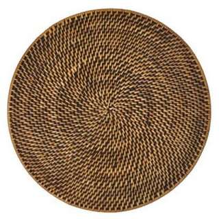Round Rattan Charger Set of 4   14.Opens in a new window