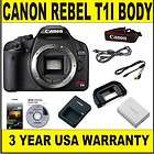 NEW CANON REBEL T1I BODY (INCLUDES SUPPLIES ACCESSORIES) w/ 3 YEAR USA 