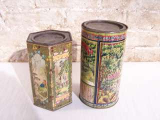PAIR OF CHINESE TEA CONTAINERS(cans)  