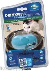 Drinkwell HYDRATE FILTERED WATER any BOWL Dogs Cats  