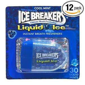 Ice Breakers Liquid Ice Mints, 0.06 Ounce Packets (Pack of 12)