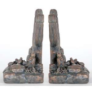  Cactus Bookends Bronze