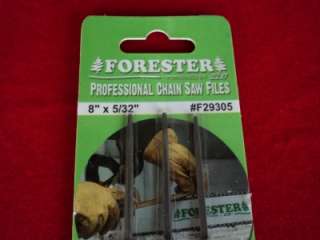 FORESTER PRO SERIES ROUND CHAINSAW FILES PACK OF 3 THESE FILES ARE 8 