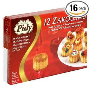 Pidy Zakouskis   Mini Pastry Shells Grocery & Gourmet Food