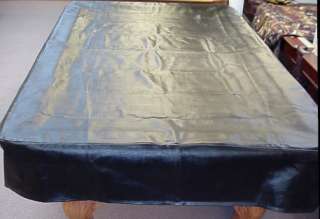 5M Black Hood Fitted Pool Table Cover, 64x114  