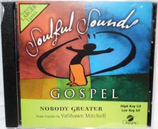 VaShawn Mitchell Nobody Greater NEW Accompaniment CD  