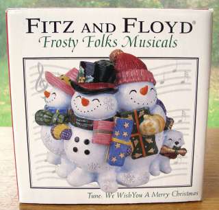 Fitz and Floyd Christmas Musicals Frosty Folks Musicals From 2004 