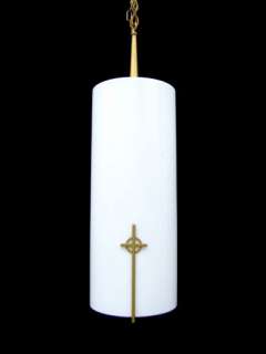 Modern Church Light Fixture with Crosses  