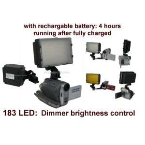  520lm LED Light with Rechargable Battery (4 hours running) for Canon 