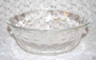 Glasbake Clear Glass Bowl Dish USA Kitchenware Bakeware  