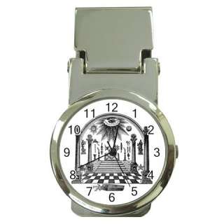 Freemason Masonry Money Clip Watch Masonic  