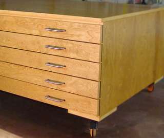 New* 36x24 Wood Flat File Cabinet  
