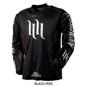 One Industries H&H Mens Carbon Dirt Bike Motorcycle Jersey   Black 