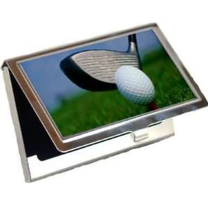  Golf Business Card Holder