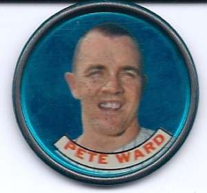 1965 OLD LONDON COIN PETE WARD TOPPS WHITESOX  
