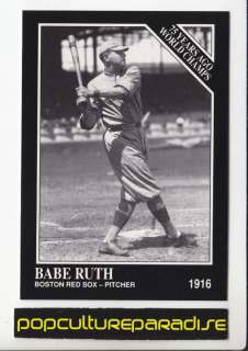 BABE RUTH 1916 Boston Red Sox 1991 CONLON CARD #145  