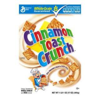 General Mills Cinnamon Toast Crunch Cereal 17 oz. product details page