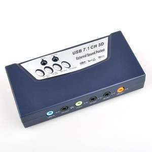 1Ch USB 2.0 External Optical Sound Card Audio Adapter  