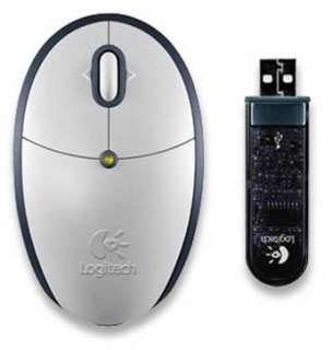 Logitech Cordless Mini Optical Wireless Notebook Mouse 097855032720 